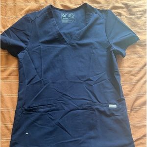 FIGS SCRUB TOP- Navy Blue